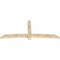Ekena Millwork Bellingham Rough Sawn Timber Gable Bracket, Douglas Fir, 108"W x 45"H x 4"D x 6"F, 10/12 Pitch GBW108X45X0406BEL00RDF - alternate 2
